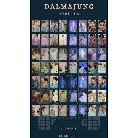 Ready Stock Bts Dalmajung Mini Photo Card Pc Shopee Malaysia