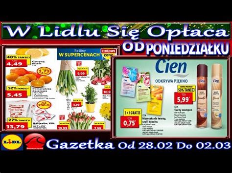 Lidl Nowa Gazetka Promocyjna Oszcz Dzaj Z Lidlem Od Lutego