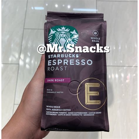 Starbucks Espresso Roast Dark Roast Arabica Coffee Whole Bean 200g