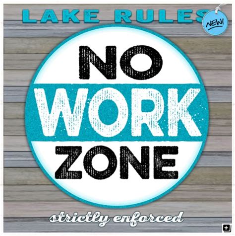 No Work Zone Indooroutdoor Recycled Polystyrene Wall Art Buckeye