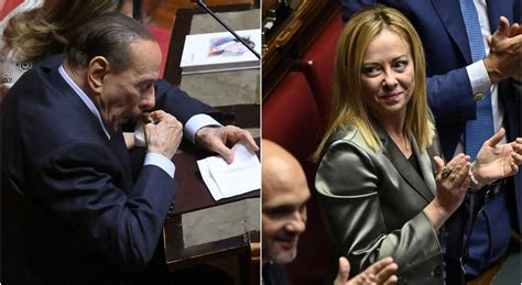 Berlusconi Appunti Su Meloni Supponente E Arrogante Giorgia