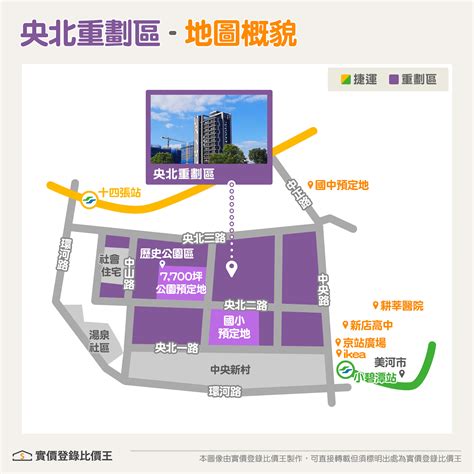 【新店央北重劃區】 單價坐六望七 擁抱7700坪公園綠地 實價登錄比價王