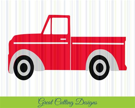 Truck Svg Cut File Dxf Boy Svg Antique Truck Cricut Svg Etsy Australia