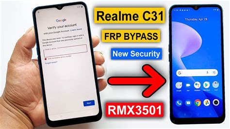 Realme C31 RMX3501 FRP Bypass Android 11 Realme C31 RMX3501