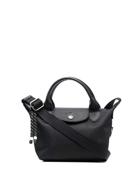 Longchamp Extra Small Le Pliage Energy Tote Bag Black Farfetch Ae