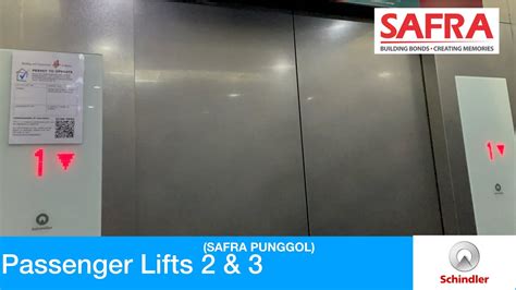 SAFRA Punggol Schindler Elevator Passenger Lifts 2 3 YouTube