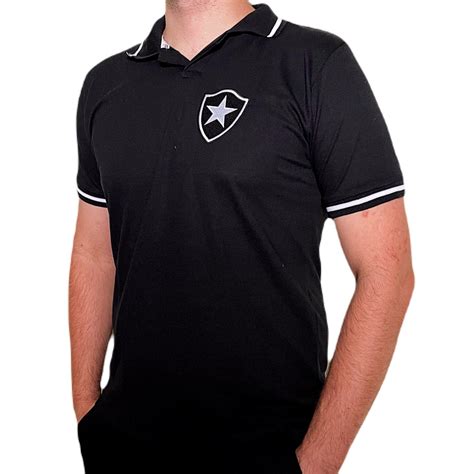 Camisa Botafogo Polo Preta Masculino Shopee Brasil