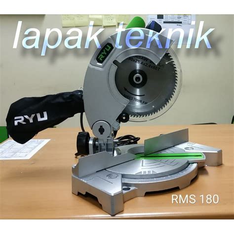 Jual Mesin Miter Saw Mesin Potong Alumunium Kayu Tekiro Ryu Rms