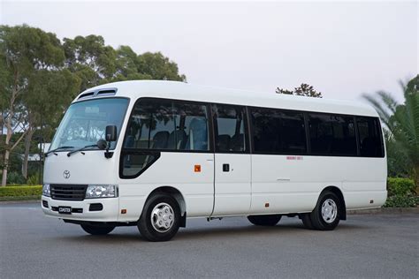 Toyota Coaster Bus Gets More Car Like With Update Photos 1 Of 5