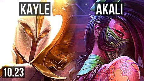 Kayle Vs Akali Mid 8 1 5 Rank 8 Kayle Euw Challenger V10 23