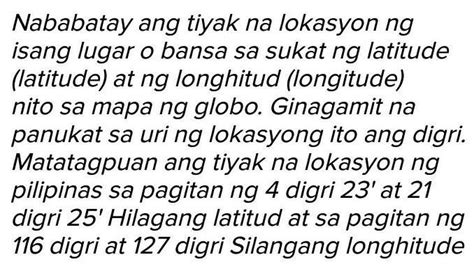 Ang Latitud Kung Saan Matatagpuan Ang Pilipinas Brainly Ph