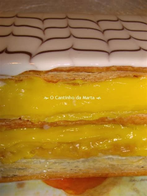 O Cantinho Da Marta Mil Folhas Creme Pasteleiro