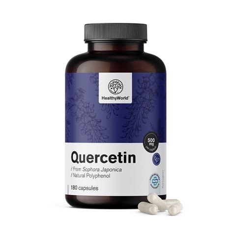 Quercetina 500 Mg 180 Capsule Healthy World It