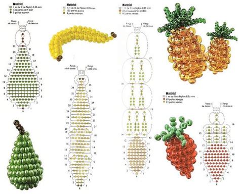 Comment Faire Des Fruits Avec Des Perles Rocailles