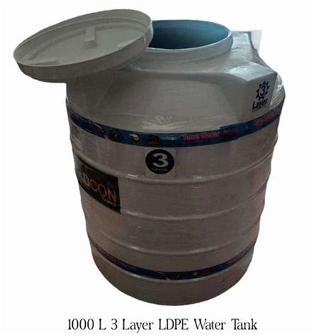 1000L 3 Layer LDPE Water Tank At Rs 4200 Piece Plastic Water Tank In