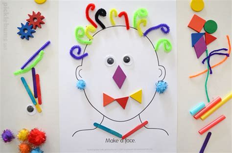 Make A Face Activity Five Ideas And A Free Printable Picklebums