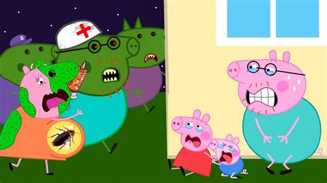 Zombie Apocalypse Mummy Pig Turn Into Zombie At Pig House Peppa