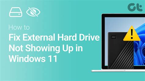 How To Fix External Hard Drive Not Showing Up In Windows 11 Youtube