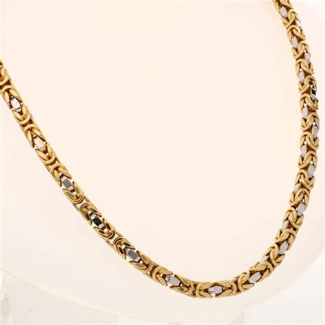 14 Kt Bicolour Gold Necklace Catawiki