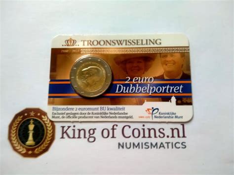 Nederland 2 Euro Dubbelportret 2013 BU Coincard Kingofcoins Nl