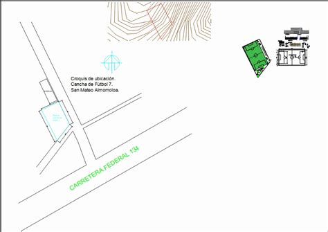 Cancha De Futbol En Autocad Descargar Cad Kb Bibliocad