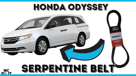 How To Replace A Serpentine Belt On A Honda Odyssey Rd