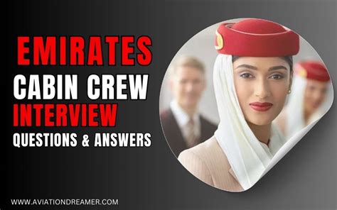 Emirates Cabin Crew Interview Questions And Answers In 2024