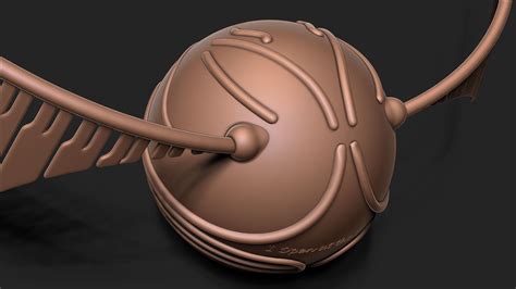 Golden Snitch Harry Potter 3d Model 3d Printable Cgtrader