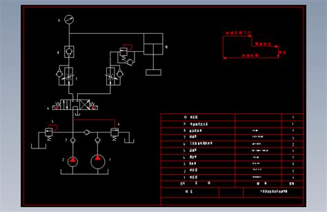 小型液压机液压系统原理图图纸下载零部件模型图纸液压及气动元件图纸 宏图网