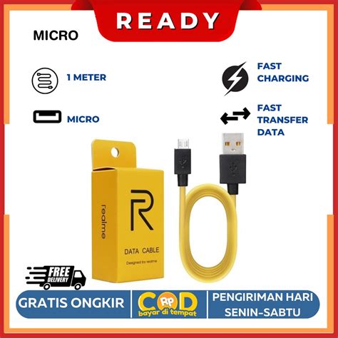 Jual Kabel Data Realme Micro Dan Type C Realme Fast Charging A