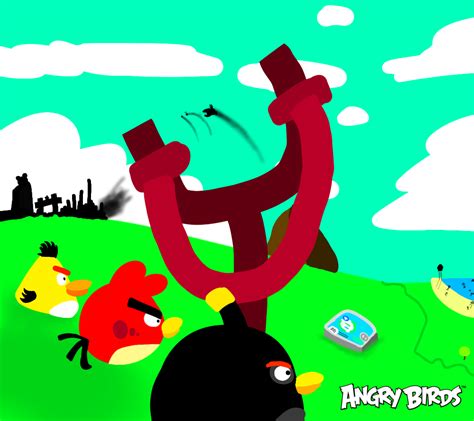 The Angry Birds In An Beautiful Land By Alexthetetrisfan On Deviantart