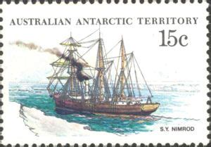 Stamp: "Nimrod" (Shackleton's ship) (Australian Antarctic Territory ...