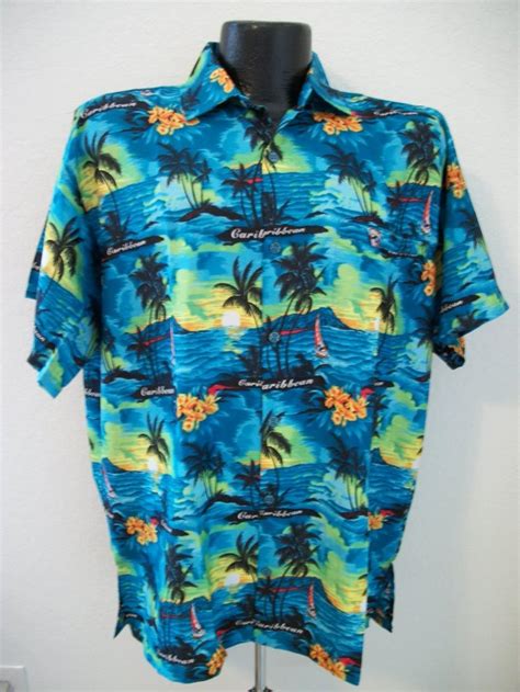 Caribbean Cool Wear Mens Rima Tropical Shirts From St. Martin - Mini ...