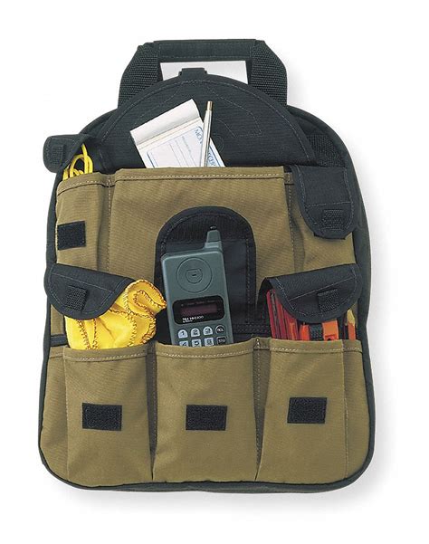 CLC Tool Backpack, 26 Pockets, 14"x4"x16", Tan - 5LD78|1130 - Grainger