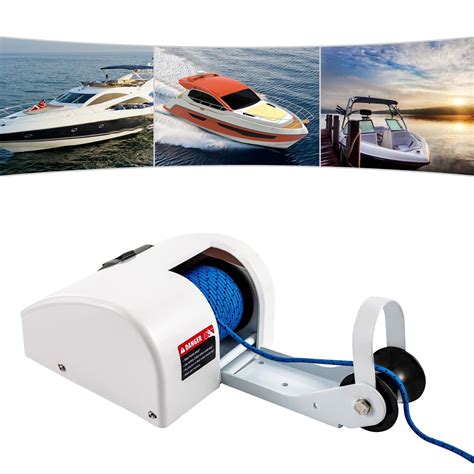 Anqidi 25lbs 45lbs Electric Anchor Winch 12v Marine Saltwater Boat Windlass Kit W Wireless