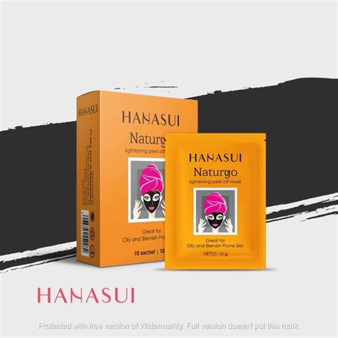 Jual HANASUI NATURGO PEEL OFF MASK BLACK Shopee Indonesia