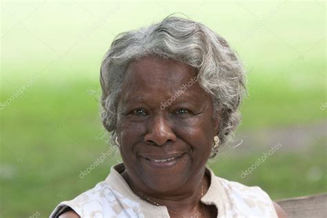 Happy Old African American Lady Stock Photo By ©beichh4046 31635631