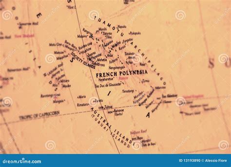 French Polynesia Map stock photo. Image of bora, atoll - 13193890