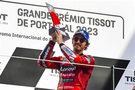 Motogp Bagnaia Celebra Il Titolo E Lancia La Sfida Per Il