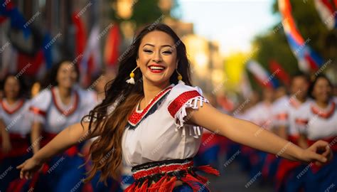 Premium AI Image | Fiestas Patrias Chile Celebration photoshoot