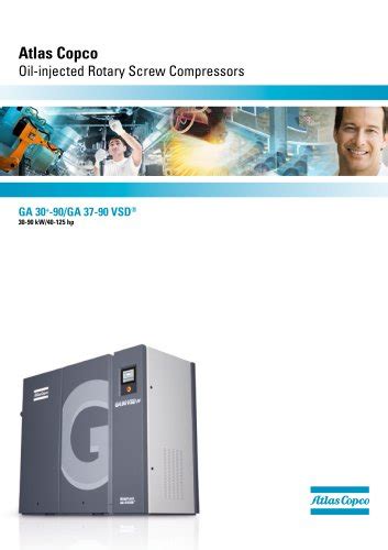 Ga Ga Ga Vsd Atlas Copco Oil Injected Rotary Screw