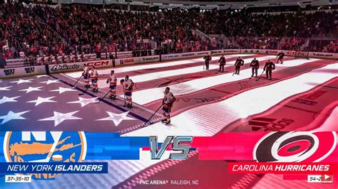 New York Islanders Vs Carolina Hurricanes 10 28 2022 NHL 23 Gameplay