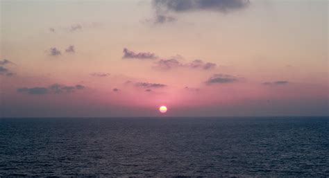 Fotos Gratis Cielo Horizonte Mar Oceano Puesta De Sol Nube