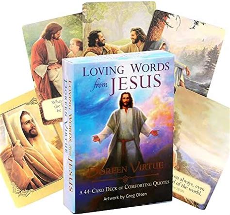 Loving Words From Jesus Oracle Cards Tarot Card Divination