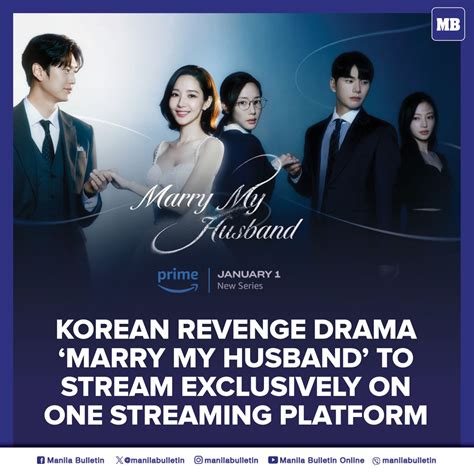 MANILA BULLETIN - The Korean drama “Marry My Husband,"... | Facebook