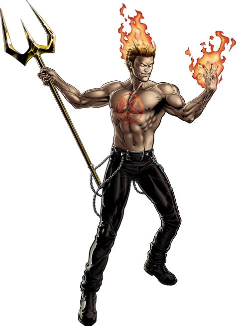 Image Daimon Hellstrom Portrait Art Png Marvel Avengers Alliance Wiki Fandom Powered By Wikia