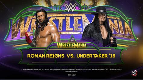 FULL MATCH ROMAN REINGS VS UNDERTAKER WRESTLEMANIA YouTube