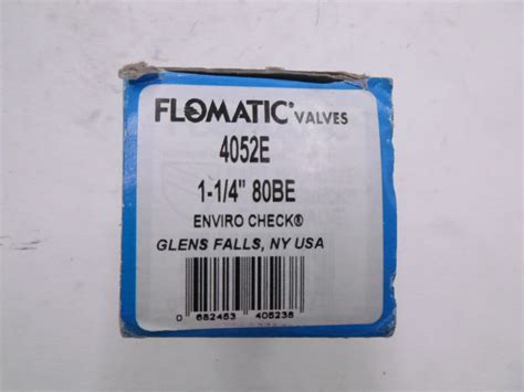 Flomatic Check Valve 1 1 4 In Tapped 1 8 X 1 4 In 4052E OneClick