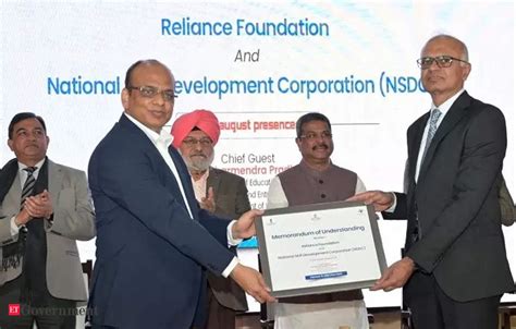 National Skill Development Corporation Reliance Foundation Partners