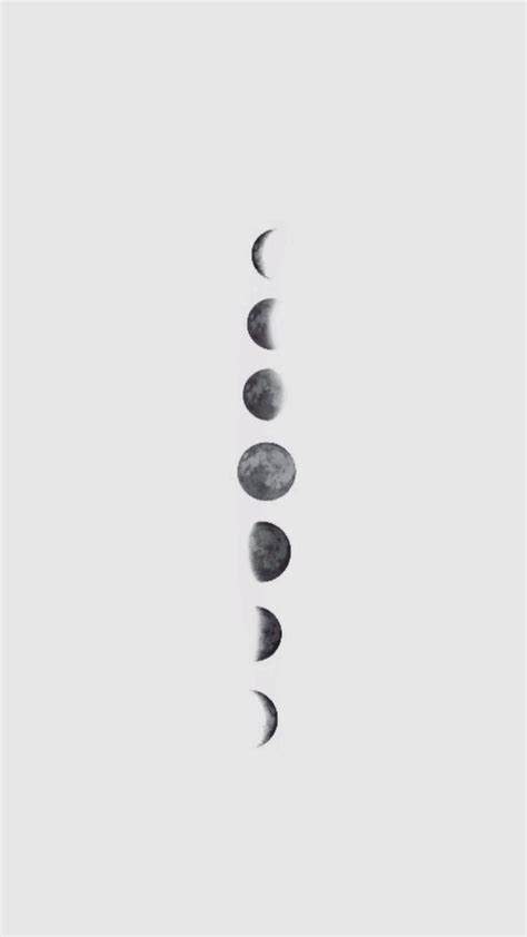 Moon phases tattoo phases of the moon tattoo moon phases temporary ...